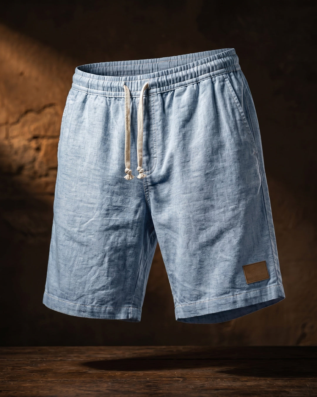 Rodrigo Leinen-Shorts mit Kordelzug