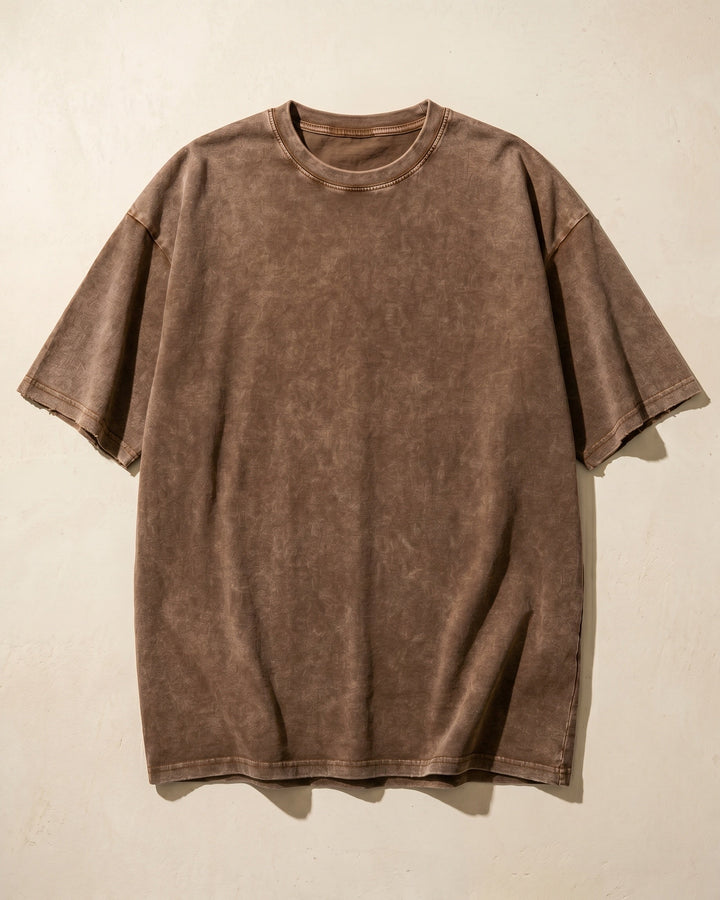 Elio Oversize-T-Shirt aus gewaschener Baumwolle