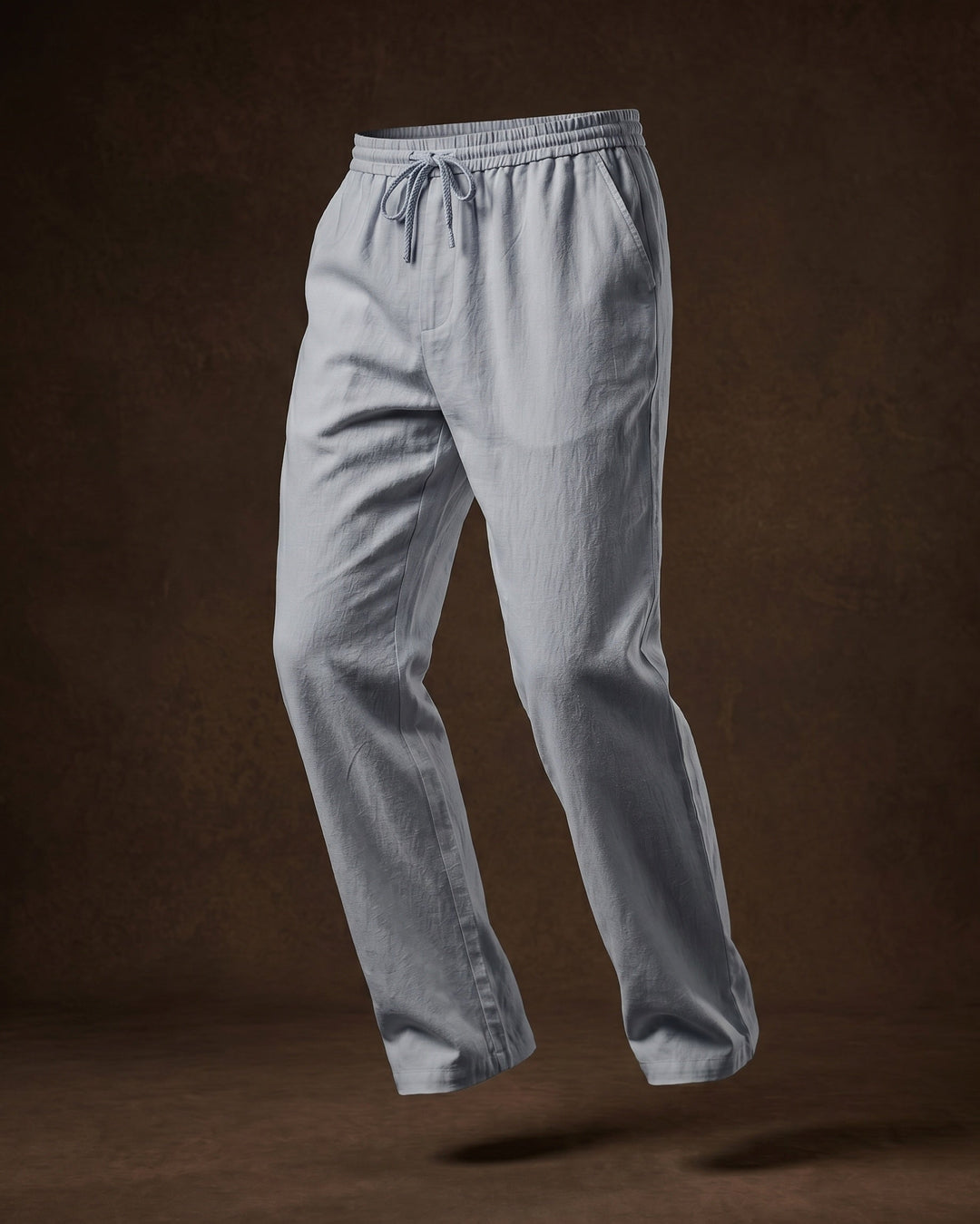 Umberto Lockere Leinenhose mit geradem Bein