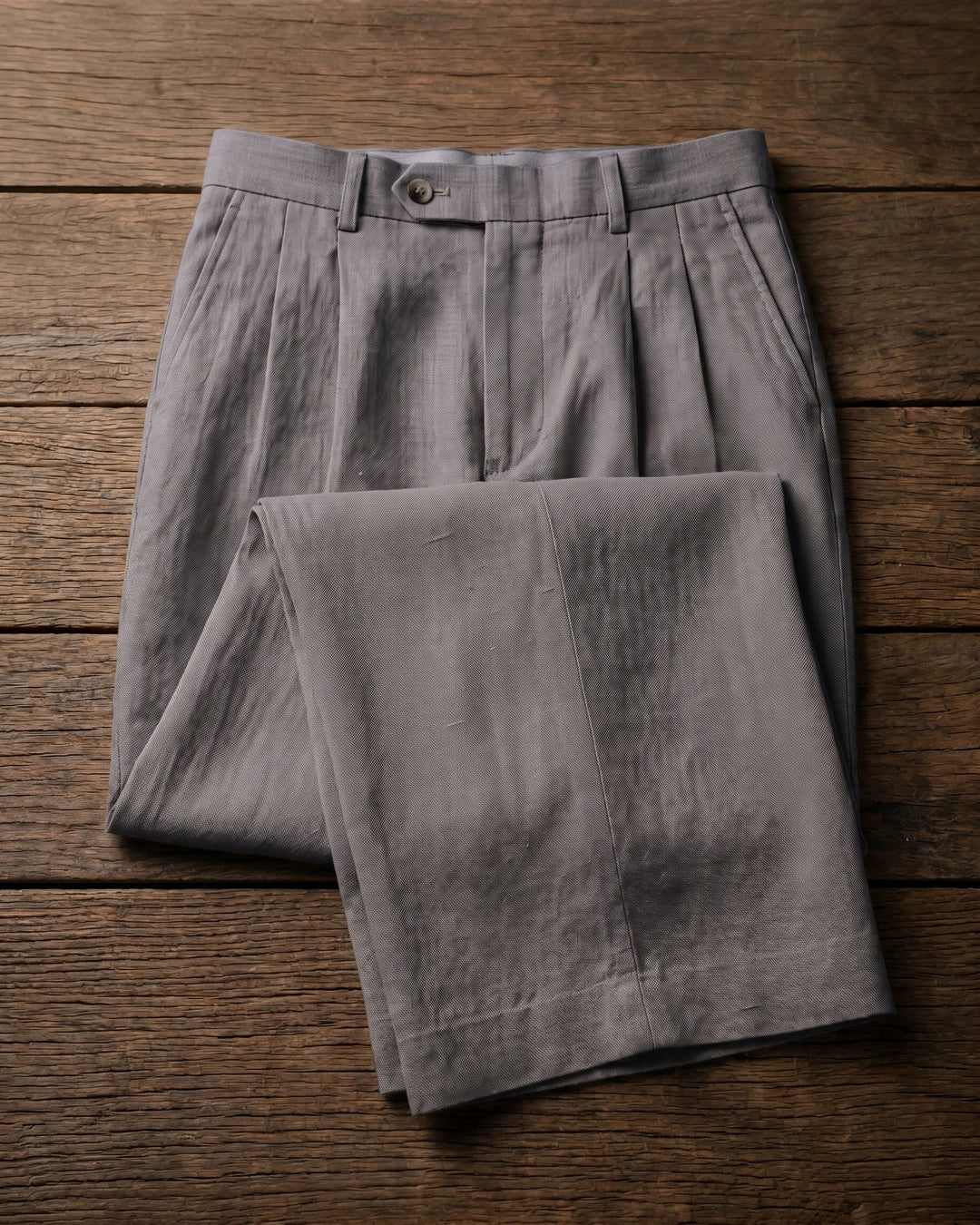 Ercole Bundfaltenhose aus Leinen