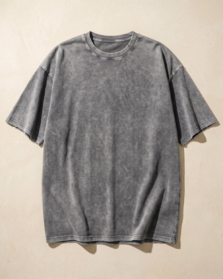 Elio Oversize-T-Shirt aus gewaschener Baumwolle