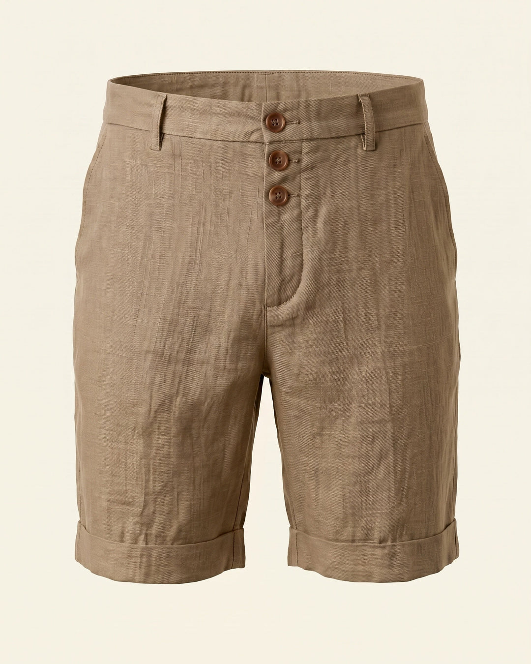 Eugenio Taillierte Chino-Shorts aus Leinen