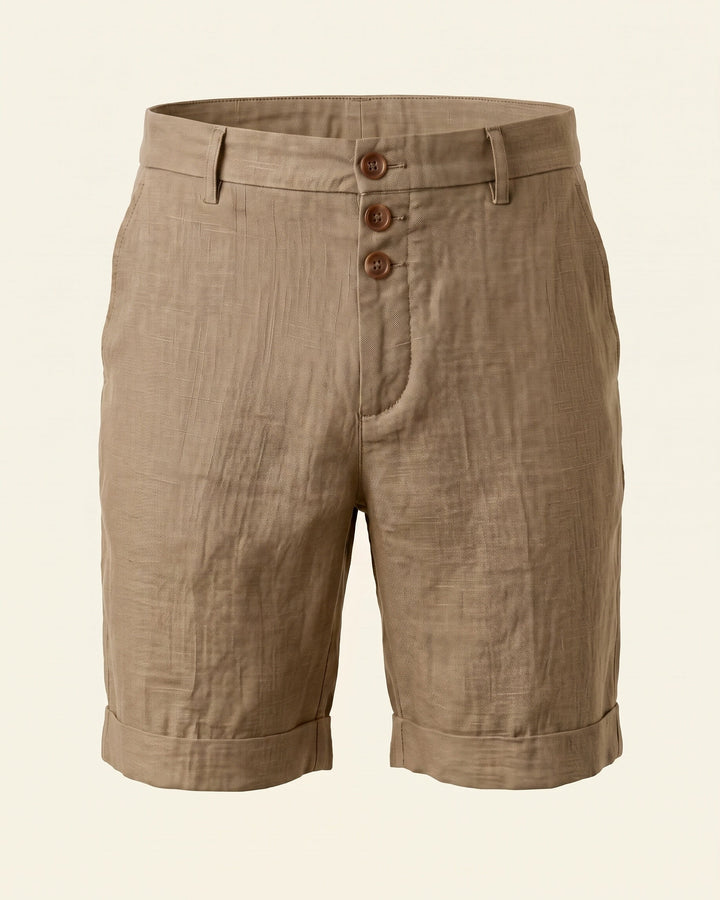 Eugenio Taillierte Chino-Shorts aus Leinen