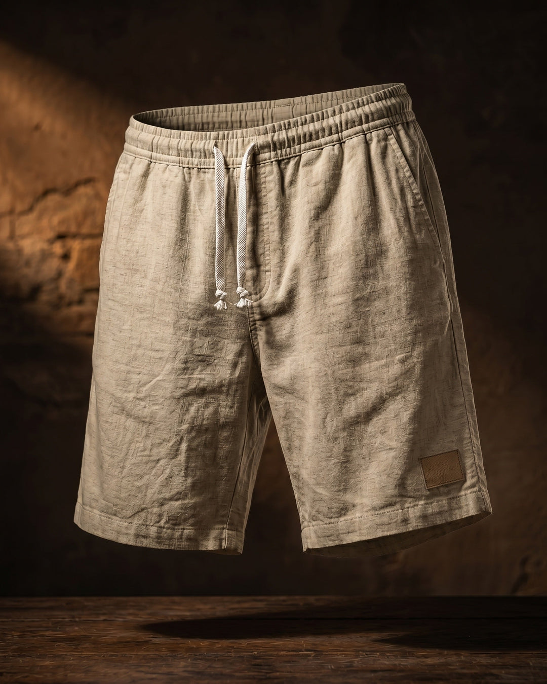 Rodrigo Leinen-Shorts mit Kordelzug