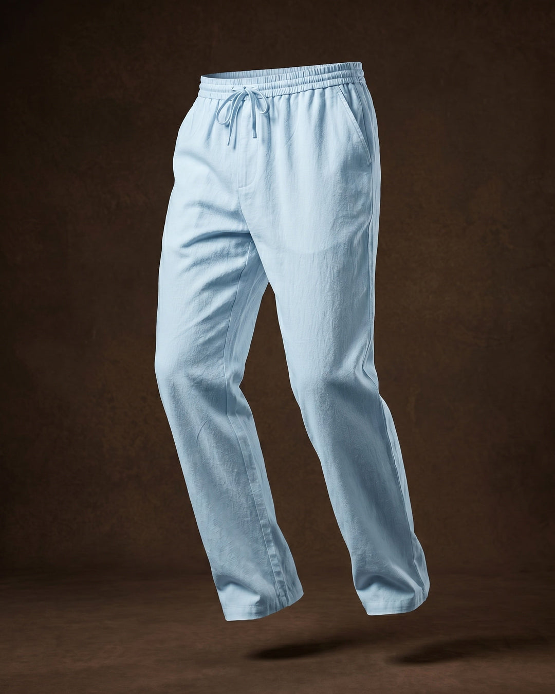 Umberto Lockere Leinenhose mit geradem Bein