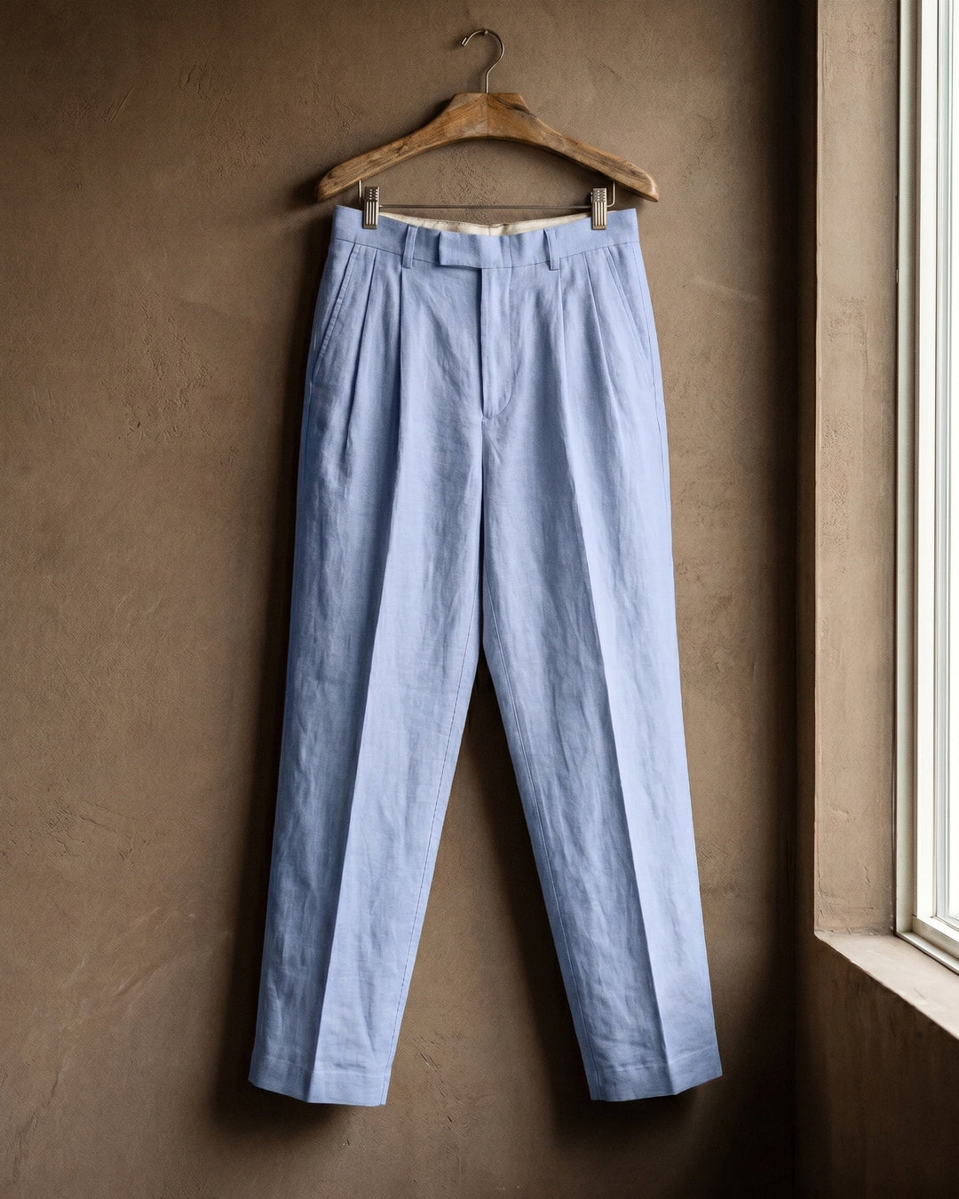 Ercole Bundfaltenhose aus Leinen