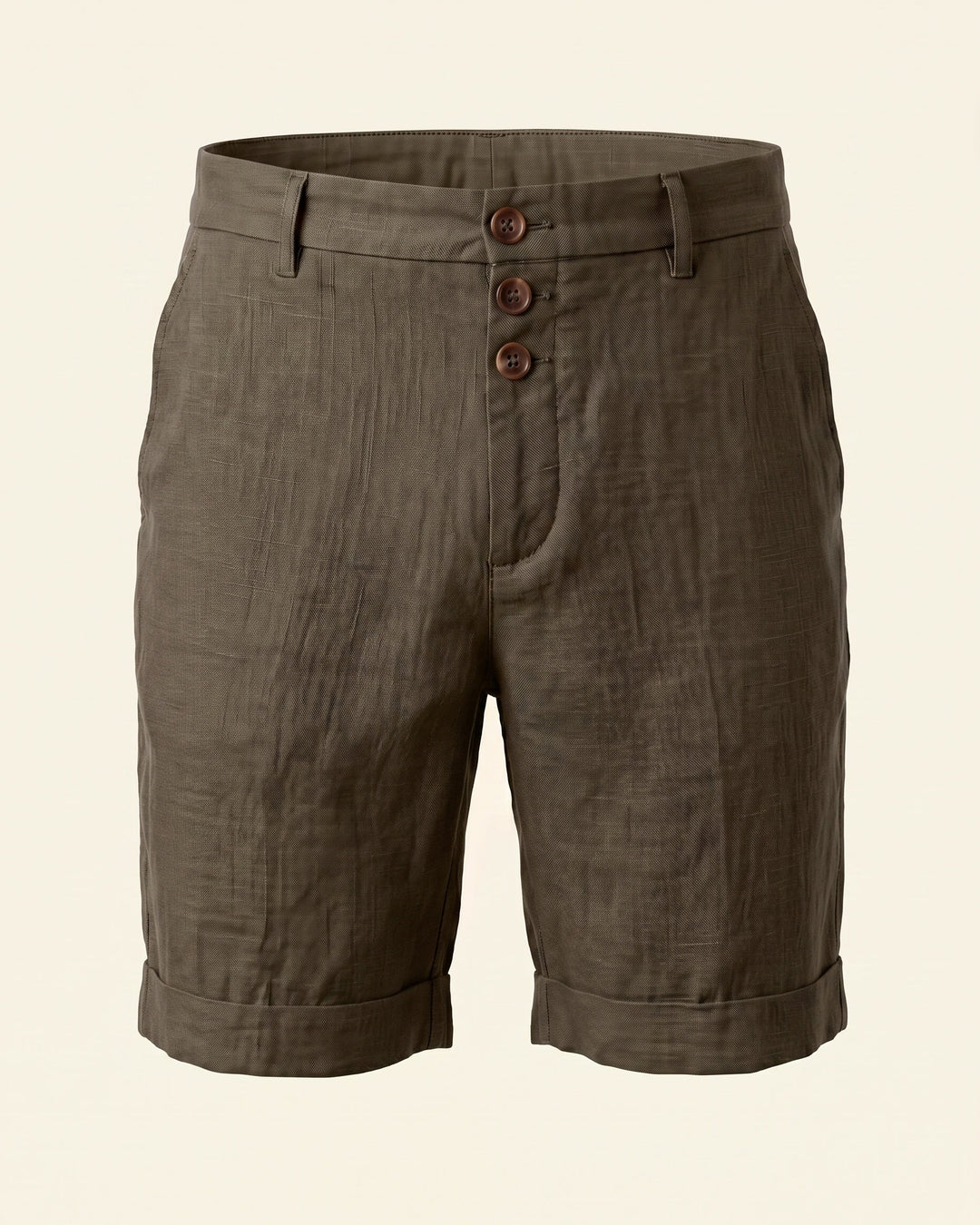 Eugenio Taillierte Chino-Shorts aus Leinen