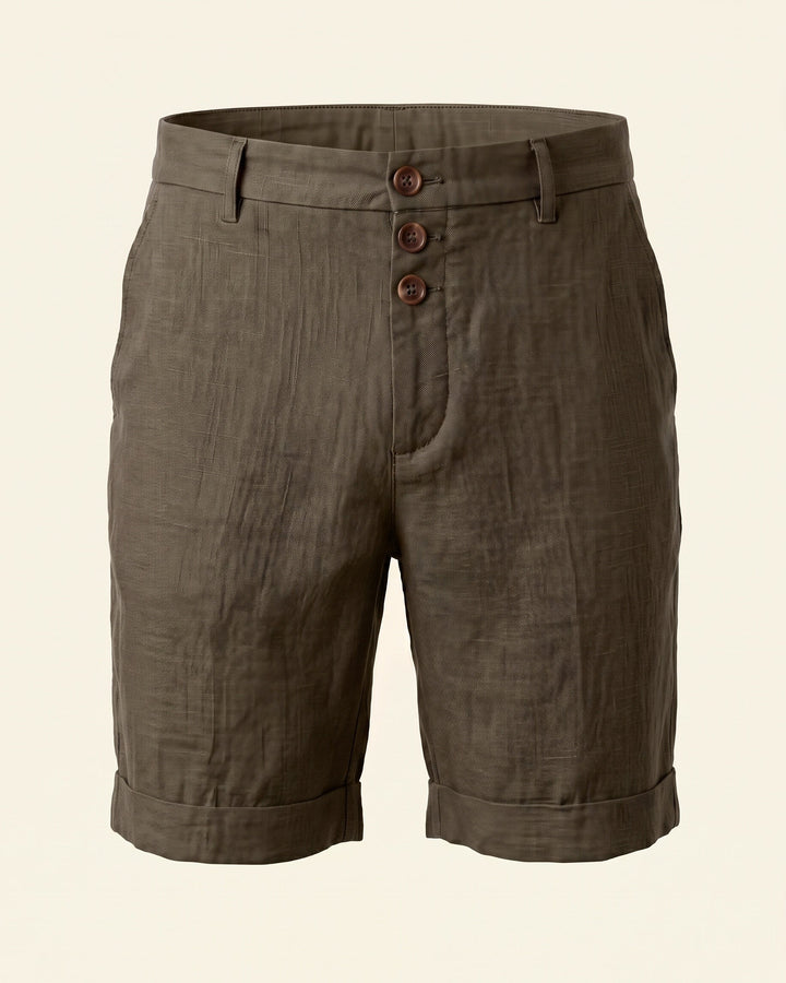 Eugenio Taillierte Chino-Shorts aus Leinen