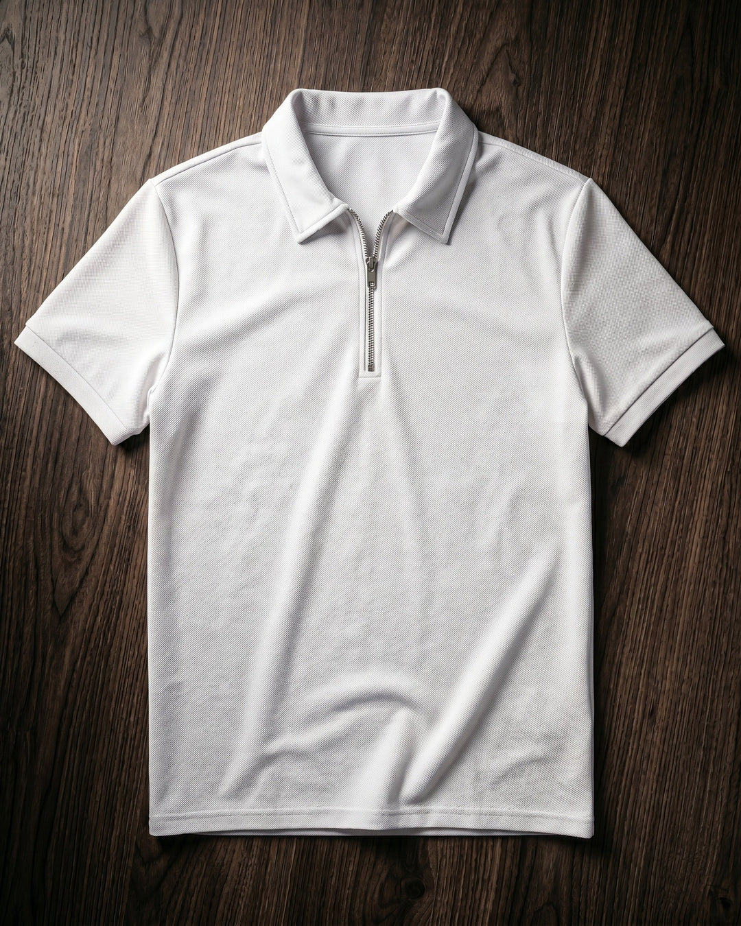 Hugo Piqué-Strick-Poloshirt mit Half-Zip