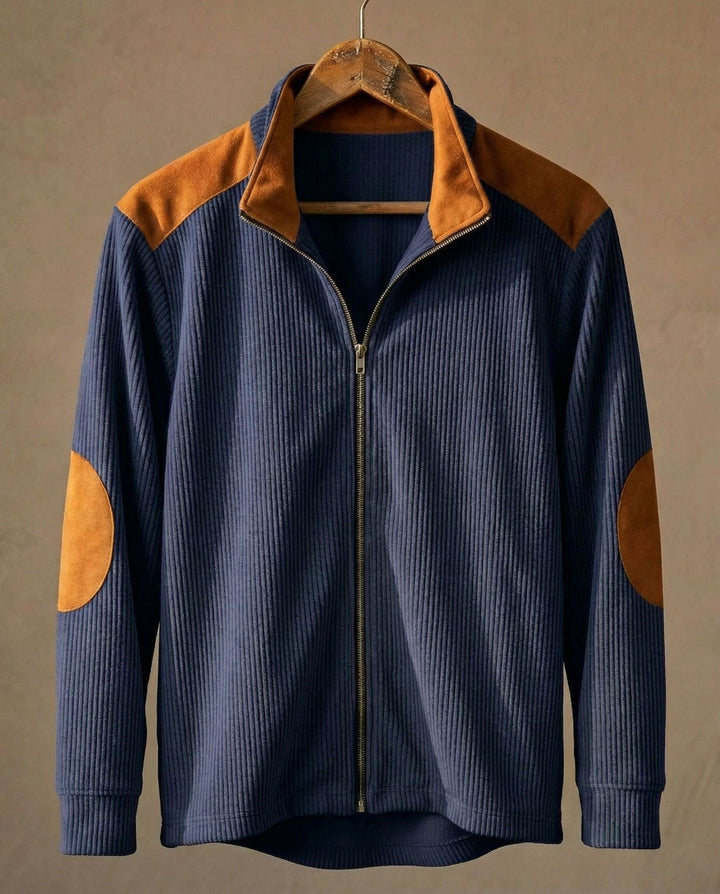Enzo Rippjacke mit Reißverschluss