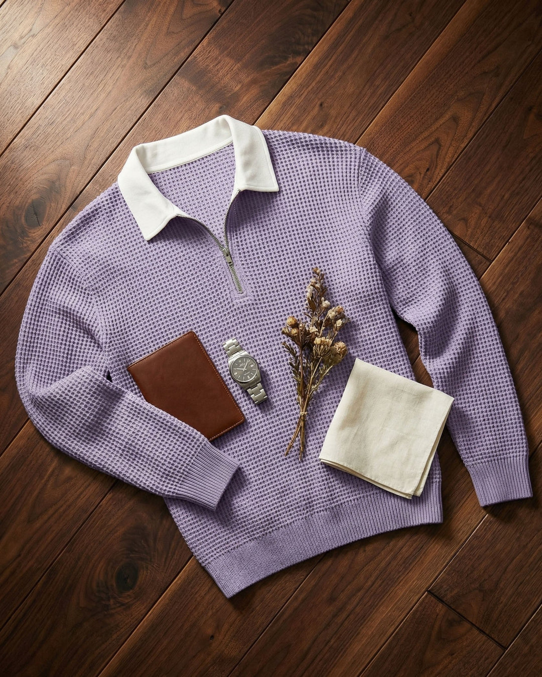 Davide Strick-Poloshirt