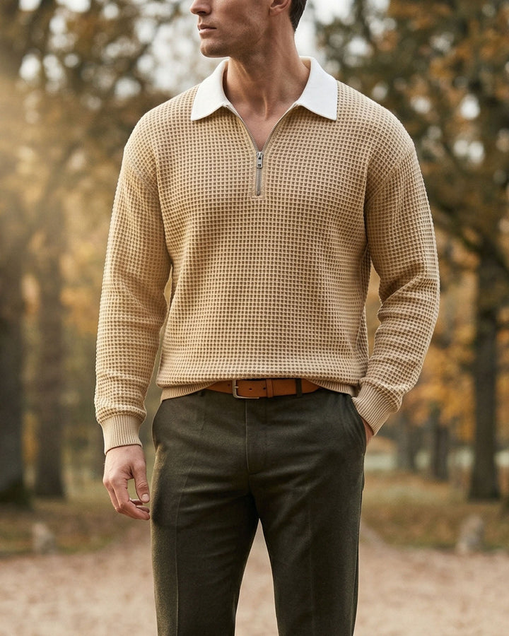 Davide Strick-Poloshirt