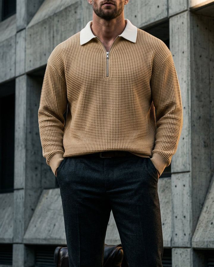 Davide Strick-Poloshirt