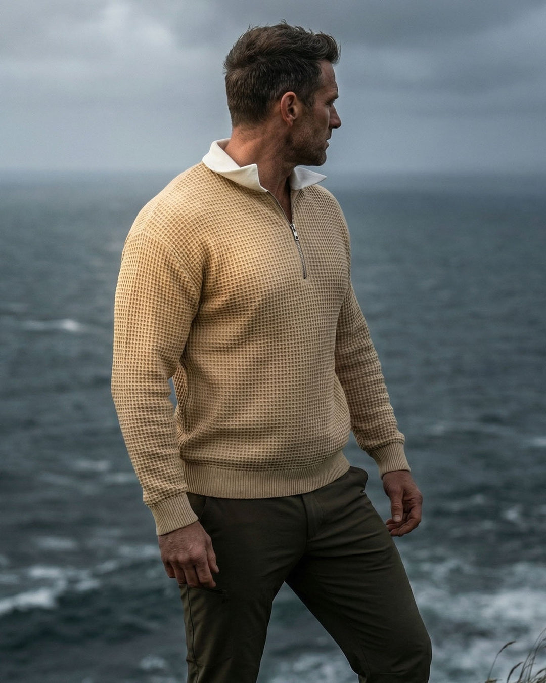 Davide Strick-Poloshirt