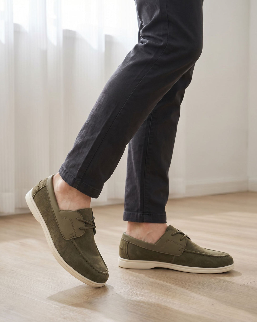 Ezio Legerer Bootsschuh aus Wildleder