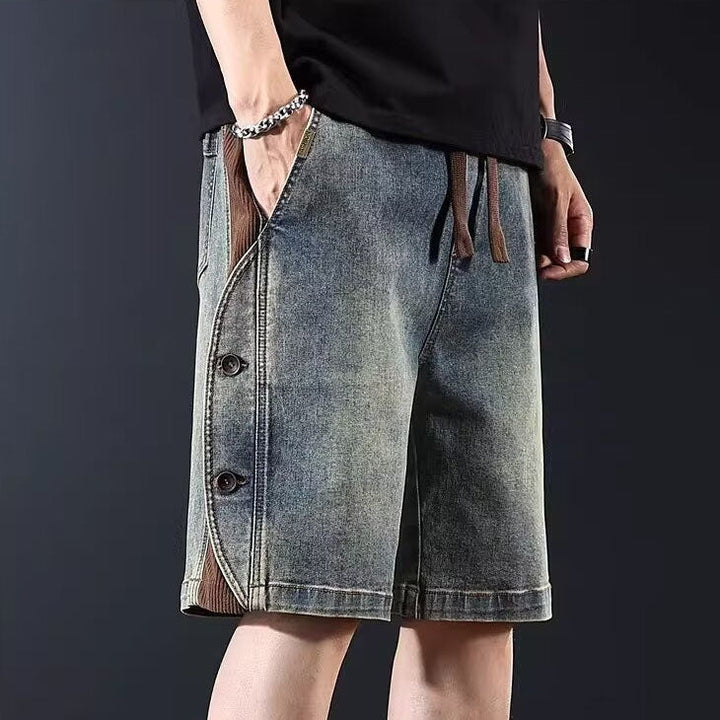 Fabrizio Retro-Shorts mit Knöpfen