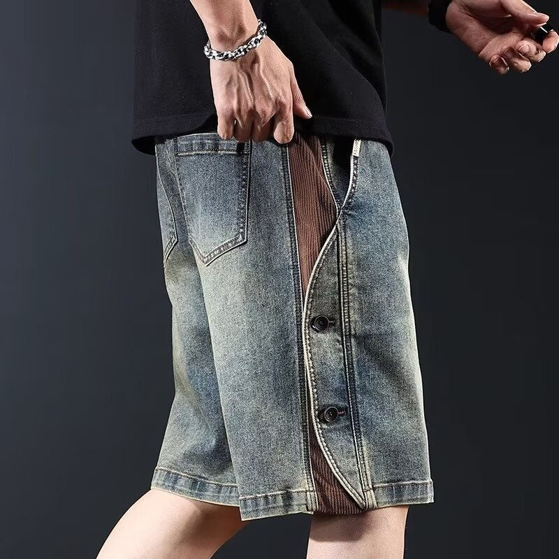 Fabrizio Retro-Shorts mit Knöpfen