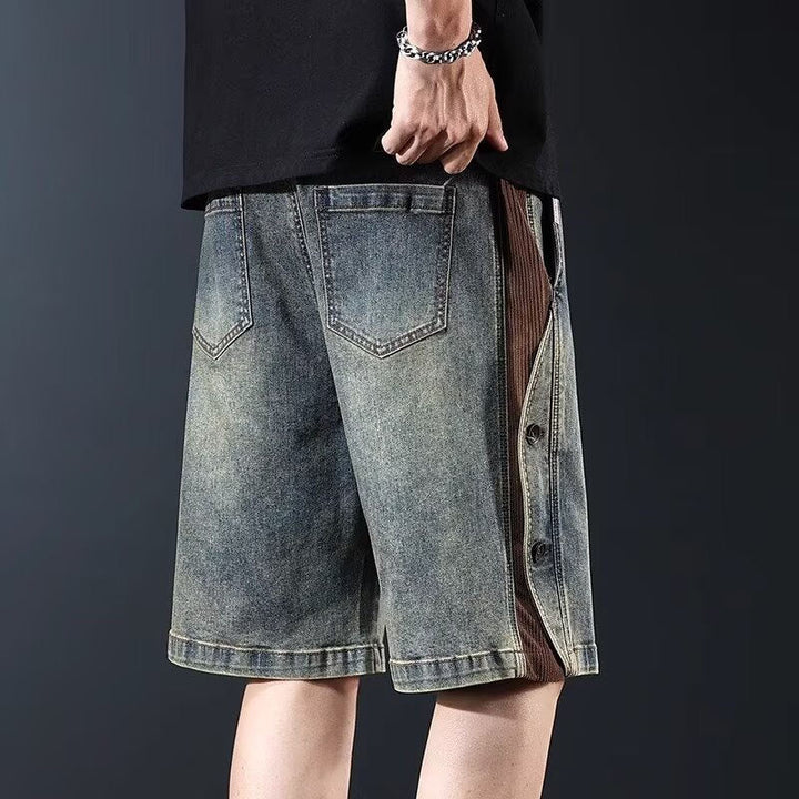 Fabrizio Retro-Shorts mit Knöpfen