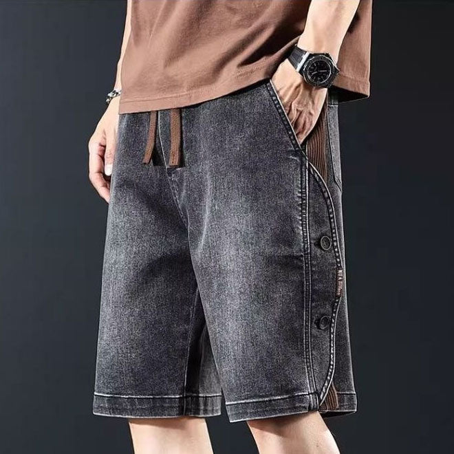 Fabrizio Retro-Shorts mit Knöpfen