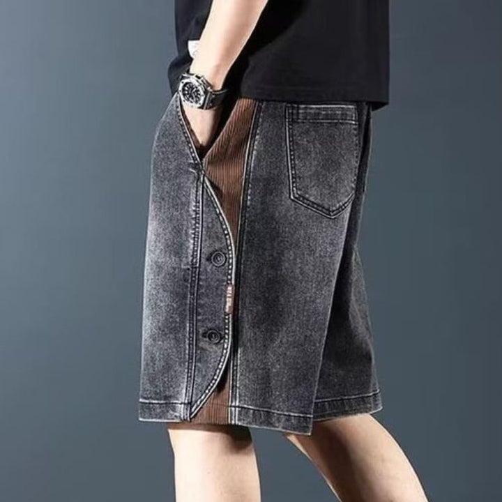 Fabrizio Retro-Shorts mit Knöpfen