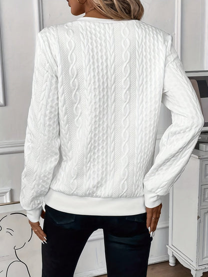 AVELOR Amy Zip Knit Sweater