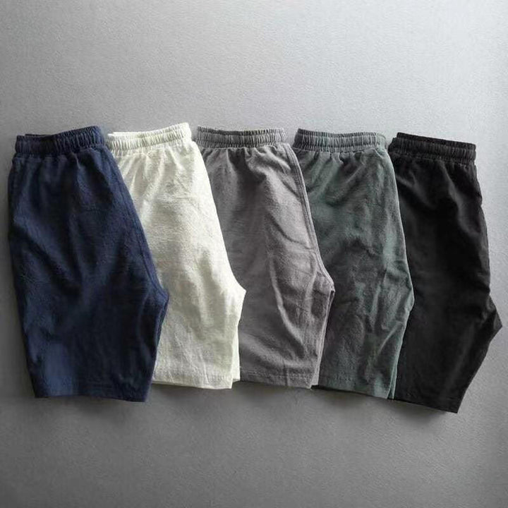 Francesco Baumwoll-Shorts mit Kordelzug
