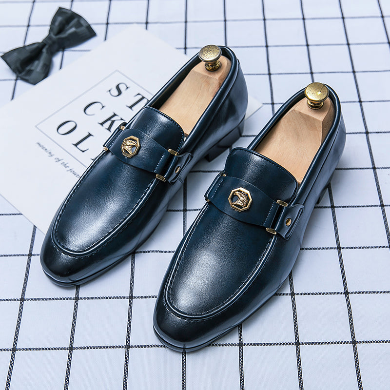 Gaetano Signature-Leder-Loafer zum Hineinschlüpfen