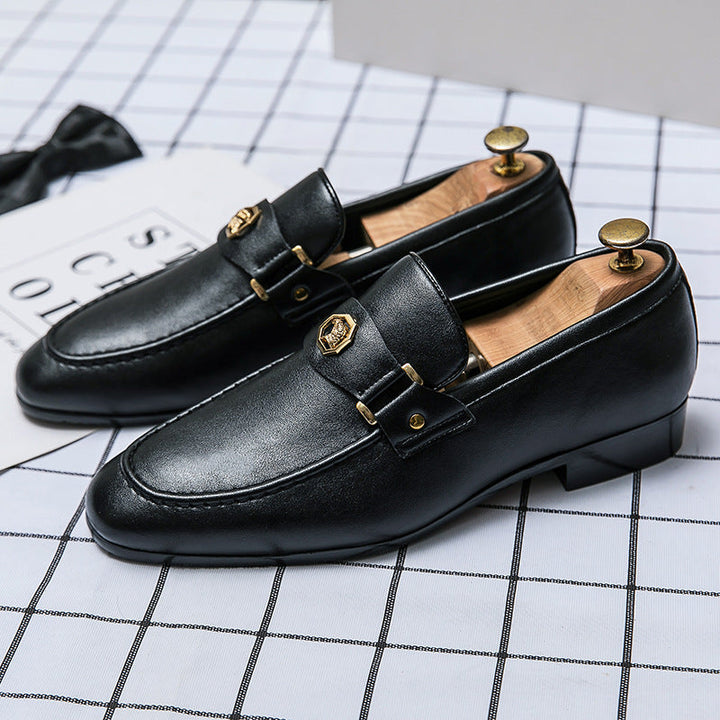 Gaetano Signature-Leder-Loafer zum Hineinschlüpfen