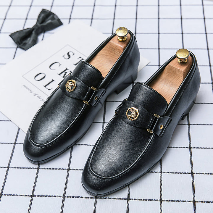Gaetano Signature-Leder-Loafer zum Hineinschlüpfen