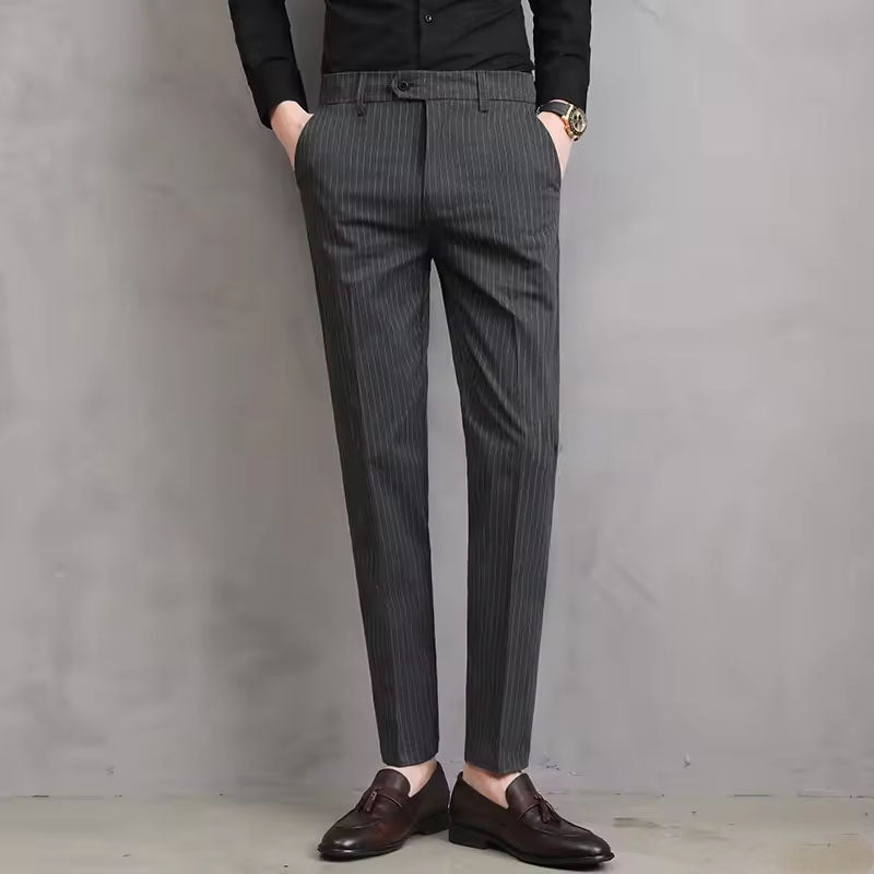 Adriano Getailorte Nadelstreifenhose
