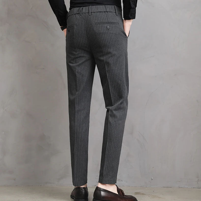 Adriano Getailorte Nadelstreifenhose