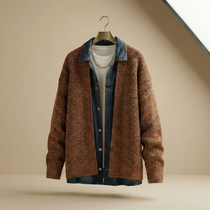 Marcello Geschichtete Strickjacke