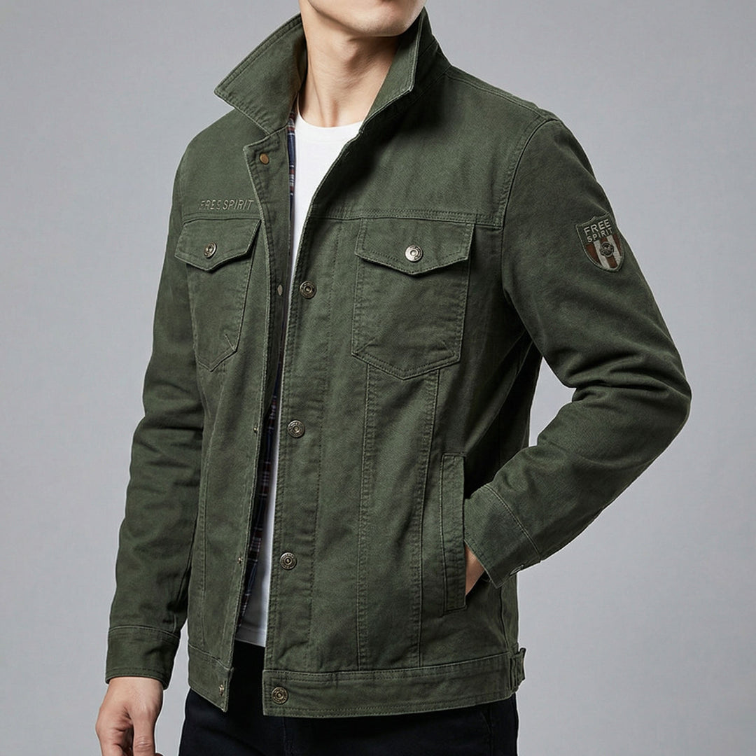 Marcello Utility-Jacke aus Baumwolle