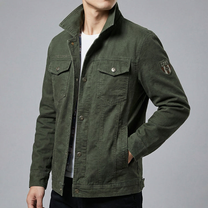 Marcello Utility-Jacke aus Baumwolle