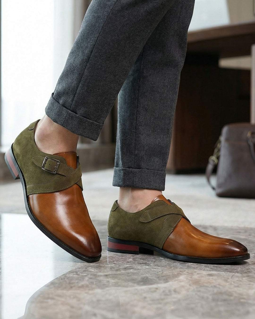 Riccardo Leder-Monk-Schuh