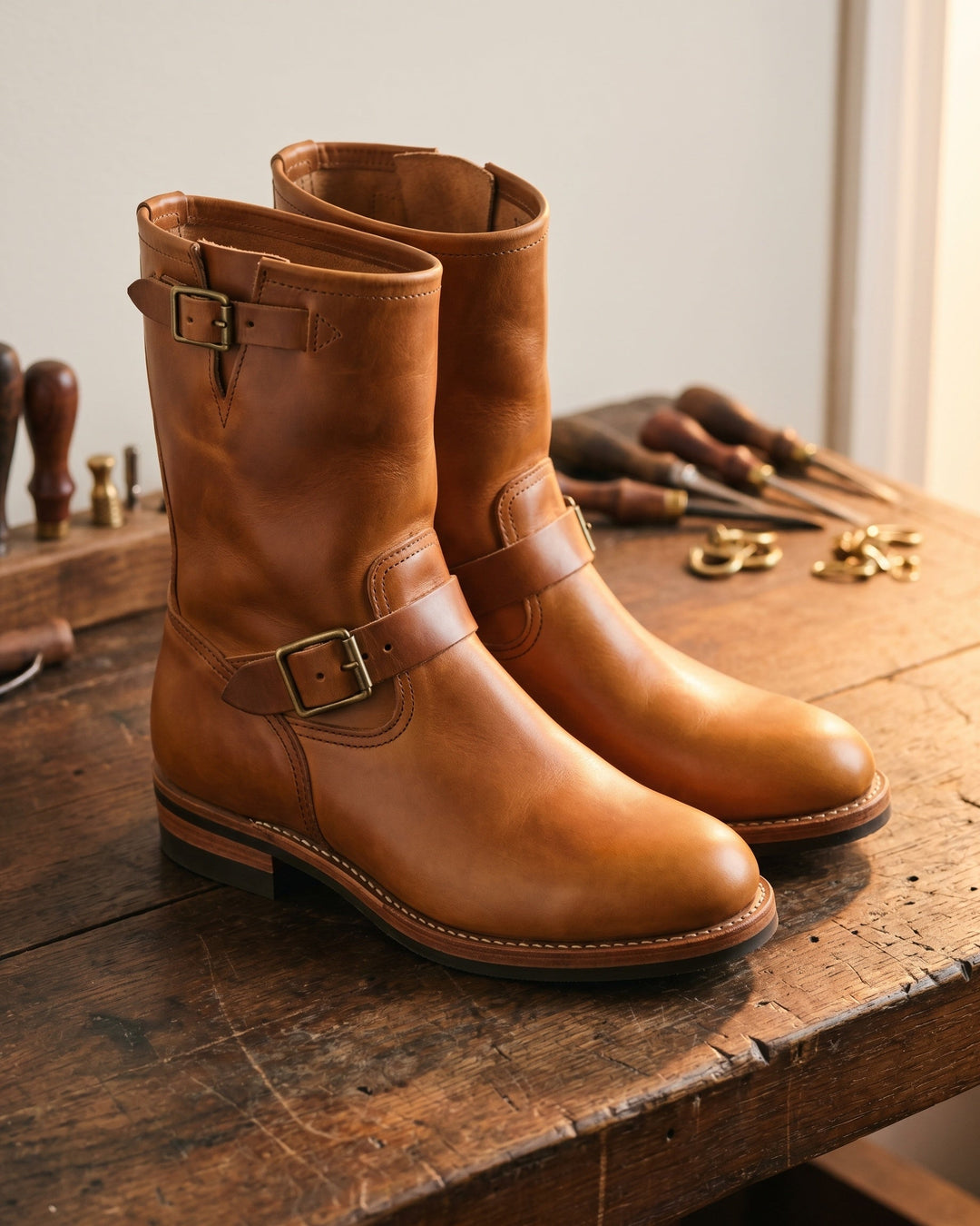 Lapo Engineer-Stiefel aus veganem Leder