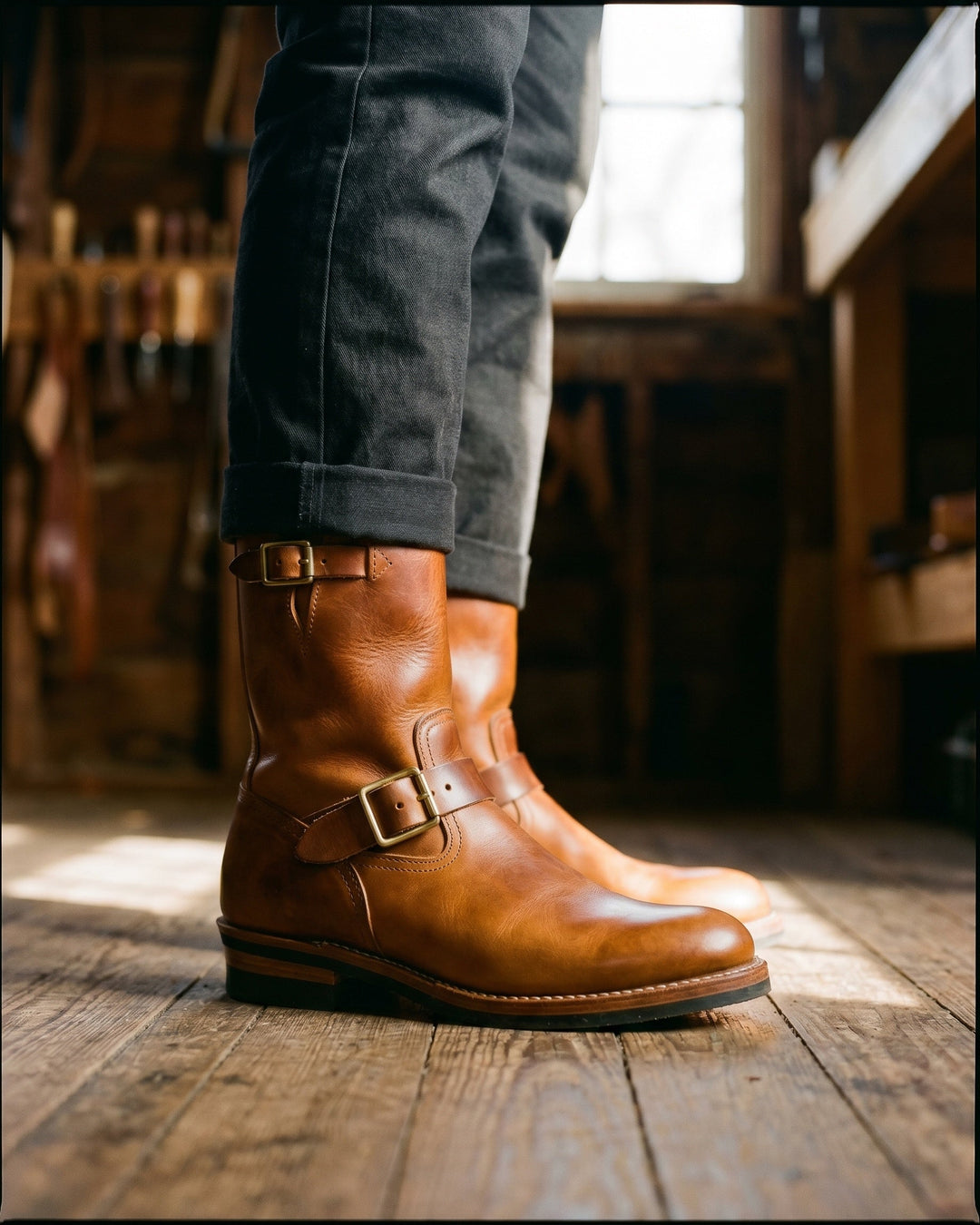 Lapo Engineer-Stiefel aus veganem Leder