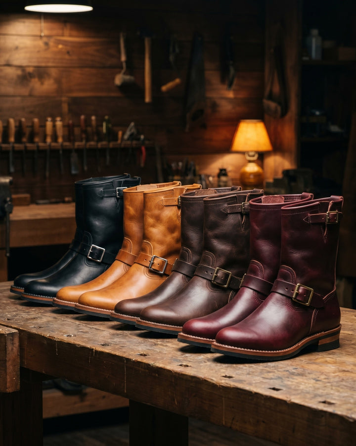 Lapo Engineer-Stiefel aus veganem Leder