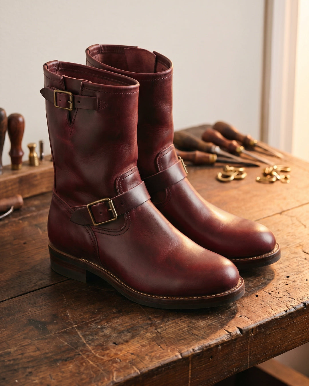 Lapo Engineer-Stiefel aus veganem Leder