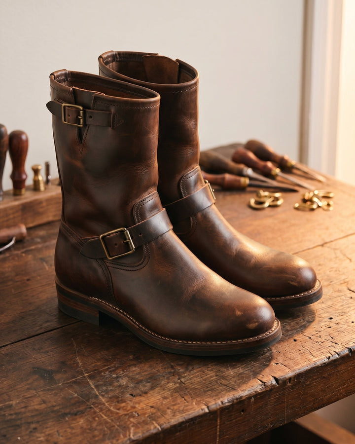 Lapo Engineer-Stiefel aus veganem Leder