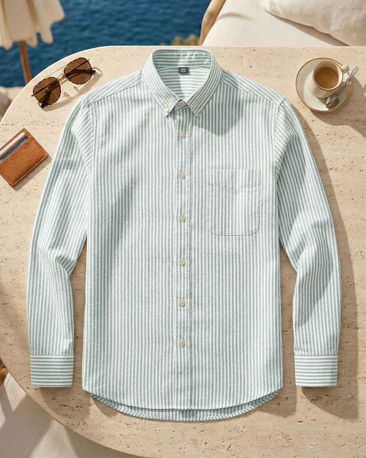 Mirko Button-Down-Hemd aus Baumwolle