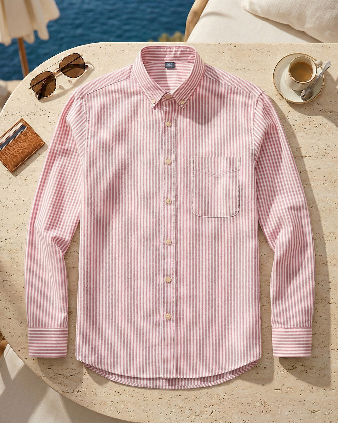 Mirko Button-Down-Hemd aus Baumwolle