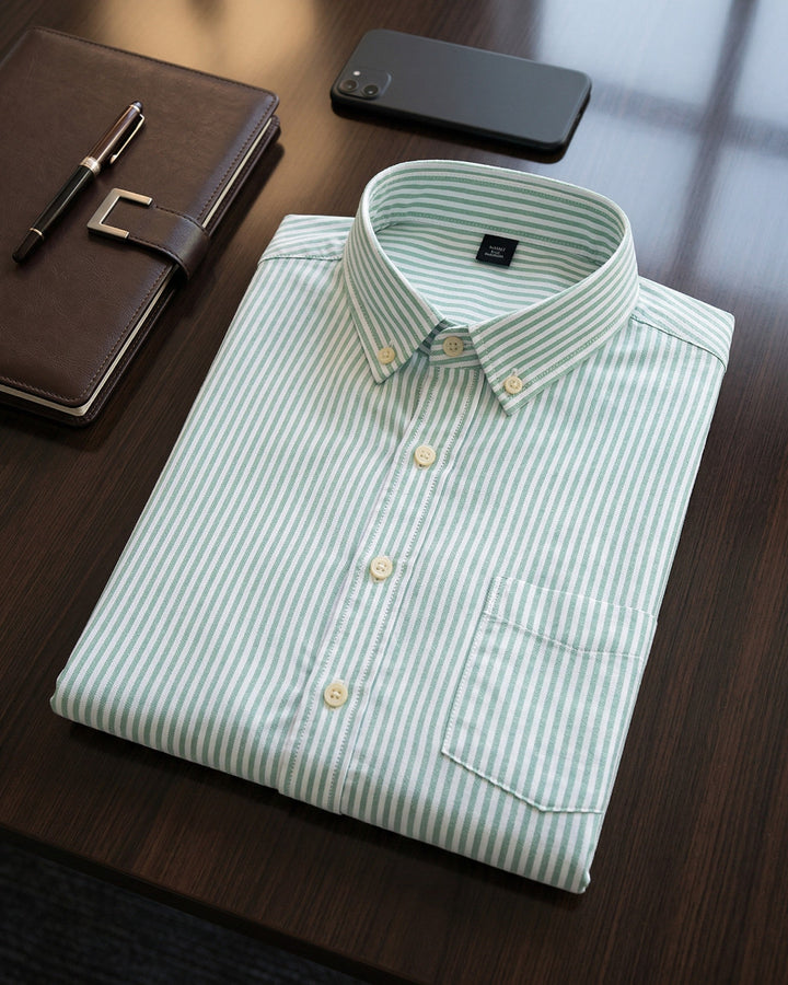 Mirko Button-Down-Hemd aus Baumwolle