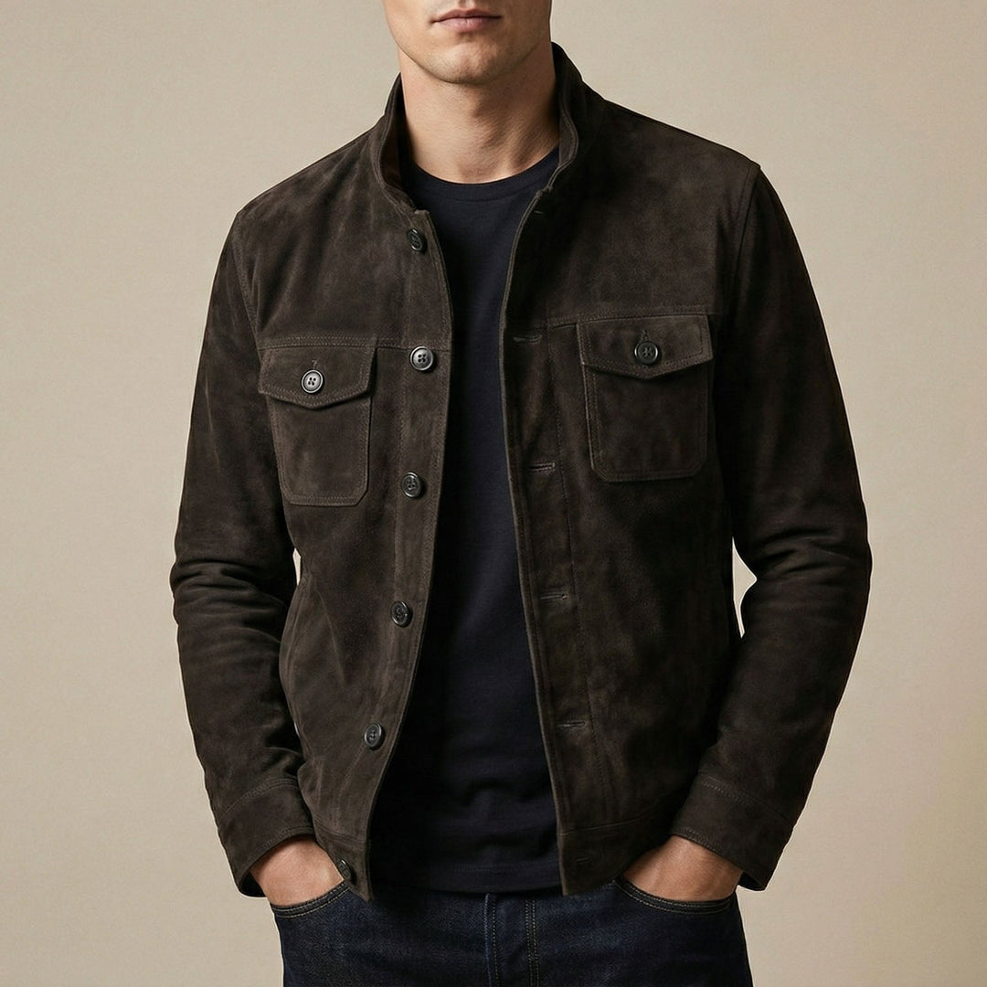 Raffaele Wildleder-Feldjacke