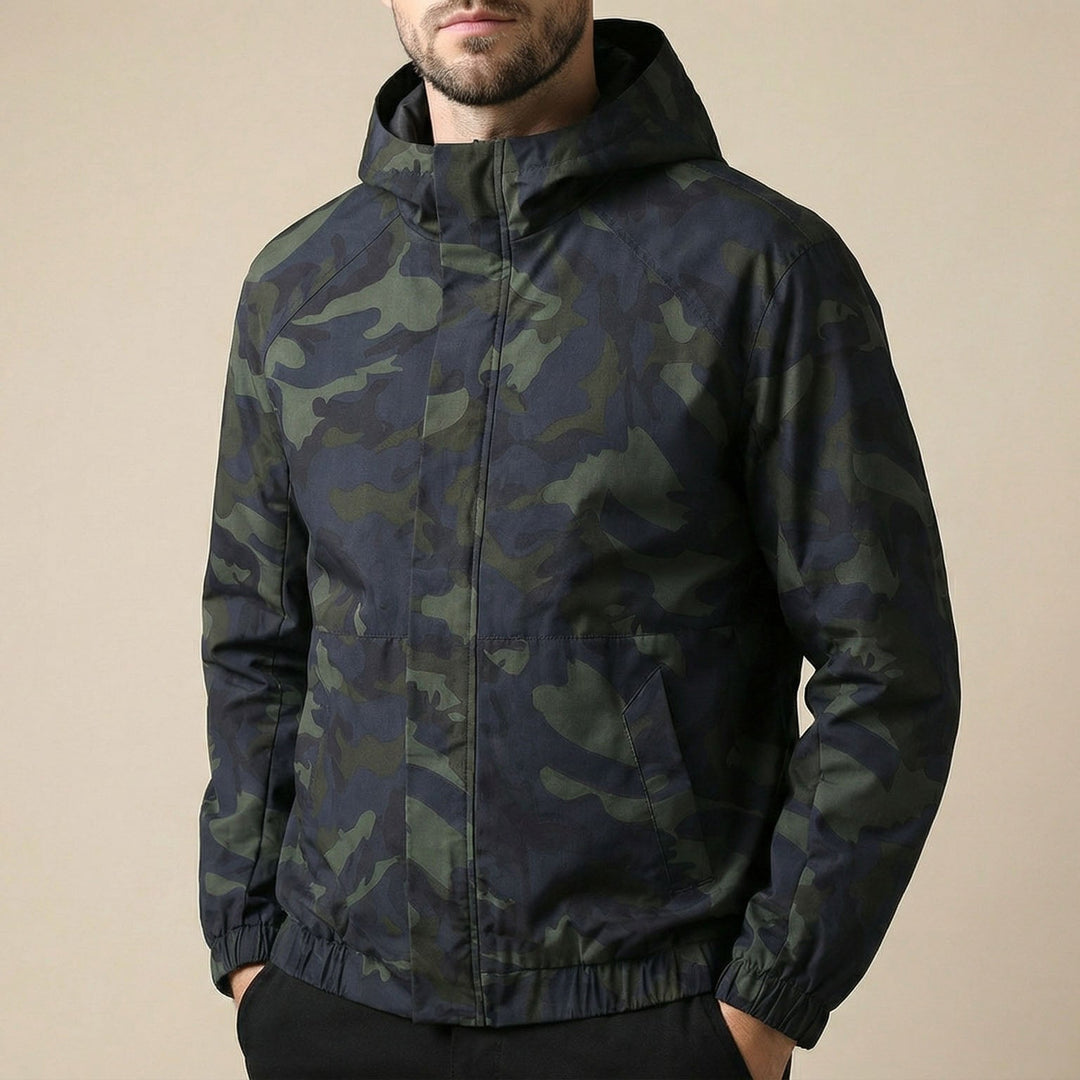 Alberto Wasserdichte Shell-Jacke mit Kapuze