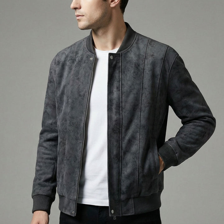 Vittorio Kunstlederjacke mit Reißverschluss