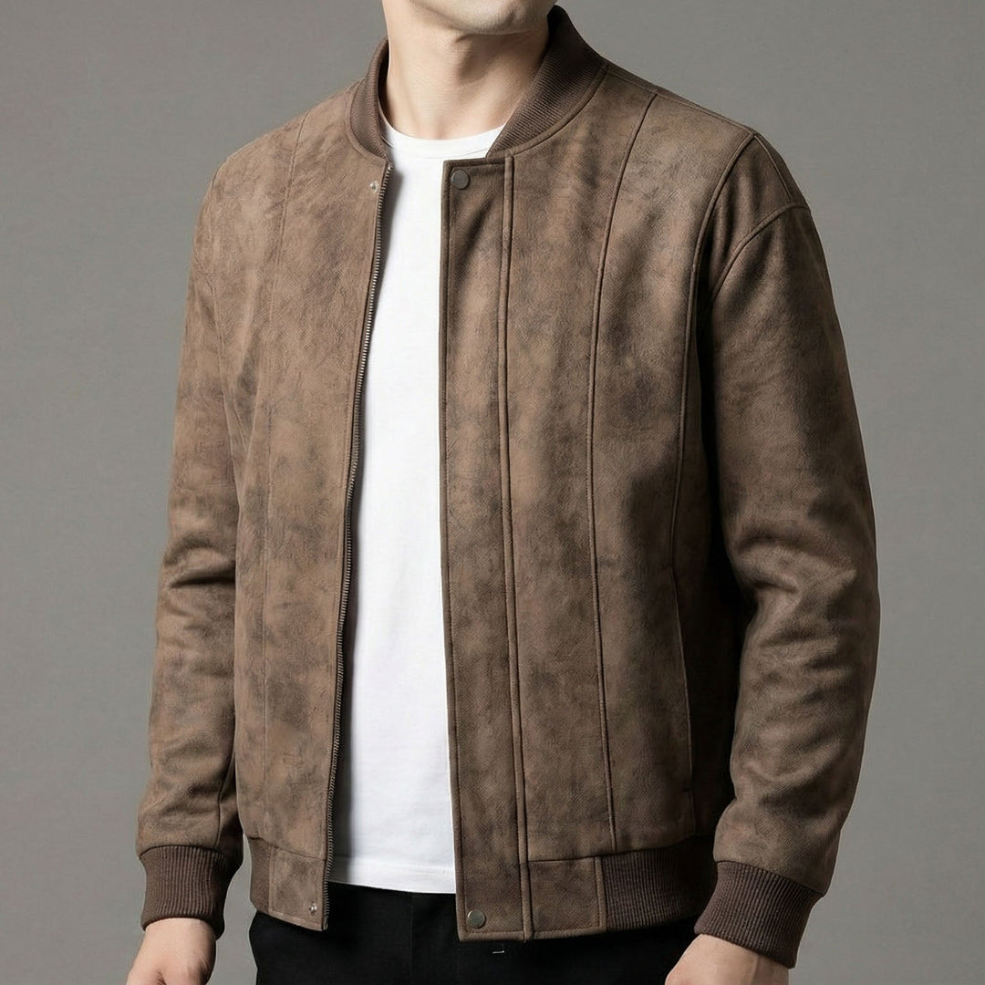 Vittorio Kunstlederjacke mit Reißverschluss