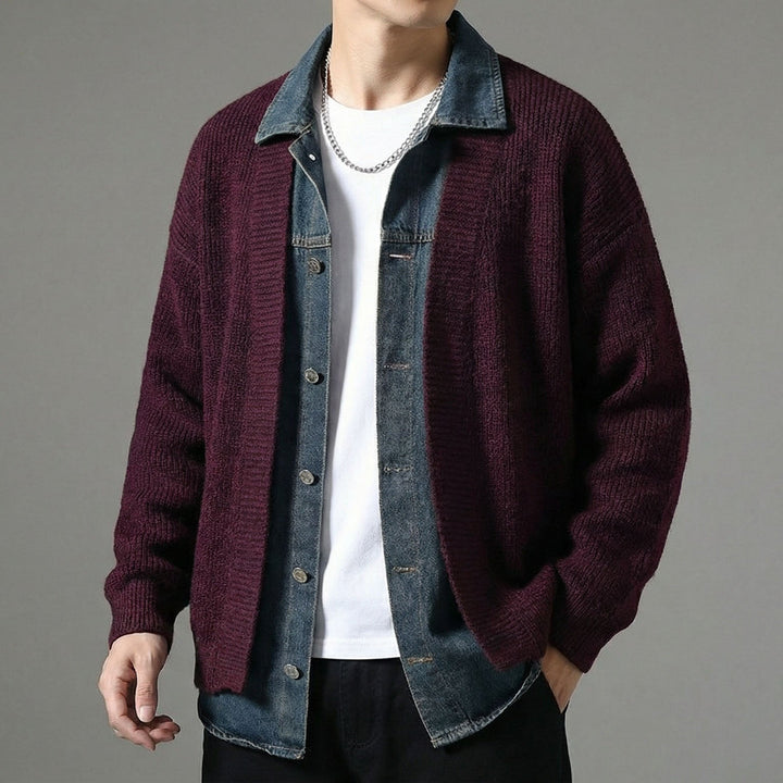 Marcello Geschichtete Strickjacke