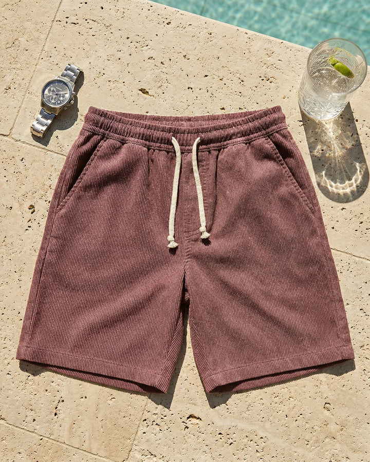 Omar Cord-Shorts mit Kordelzug