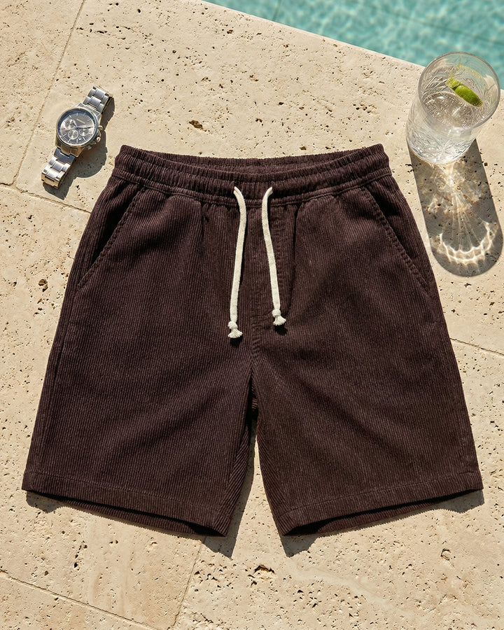 Omar Cord-Shorts mit Kordelzug
